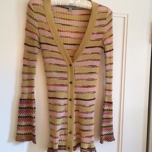 Missoni pink cardigan sweater